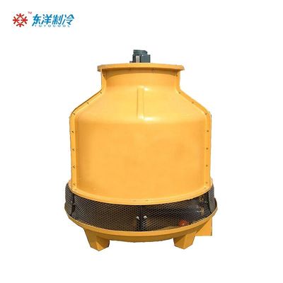 Tháp làm mát vòng tròn công nghiệp loại lạnh màu vàng